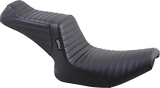 LE PERA Tailwhip Seat - Pleated - Black - FXR '82-'00 L-588PT