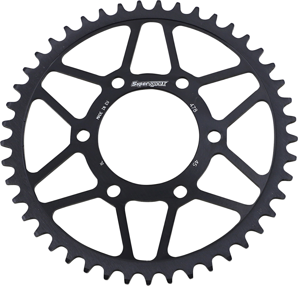 SUPERSPROX Steel Rear Sprocket - 45 Tooth RFE-478-45-BLK