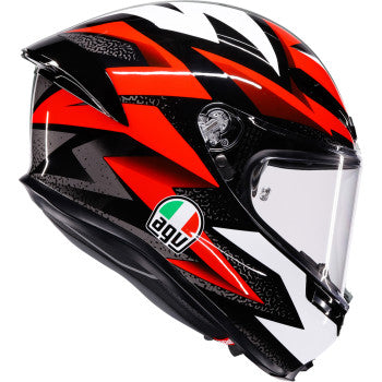 AGV Helmet K6 S Braven Black/Red/White Xl 2118395016-029-XL