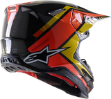 ALPINESTARS Supertech M10 Helmet - Meta 2 - MIPS® - Black/Yellow/Orange - Medium 8300422-1549-MD