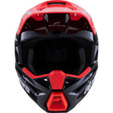 ALPINESTARS SM3 Helmet - Radium - Gloss Black/Red Fluo/White - Small 8300826-1553-S