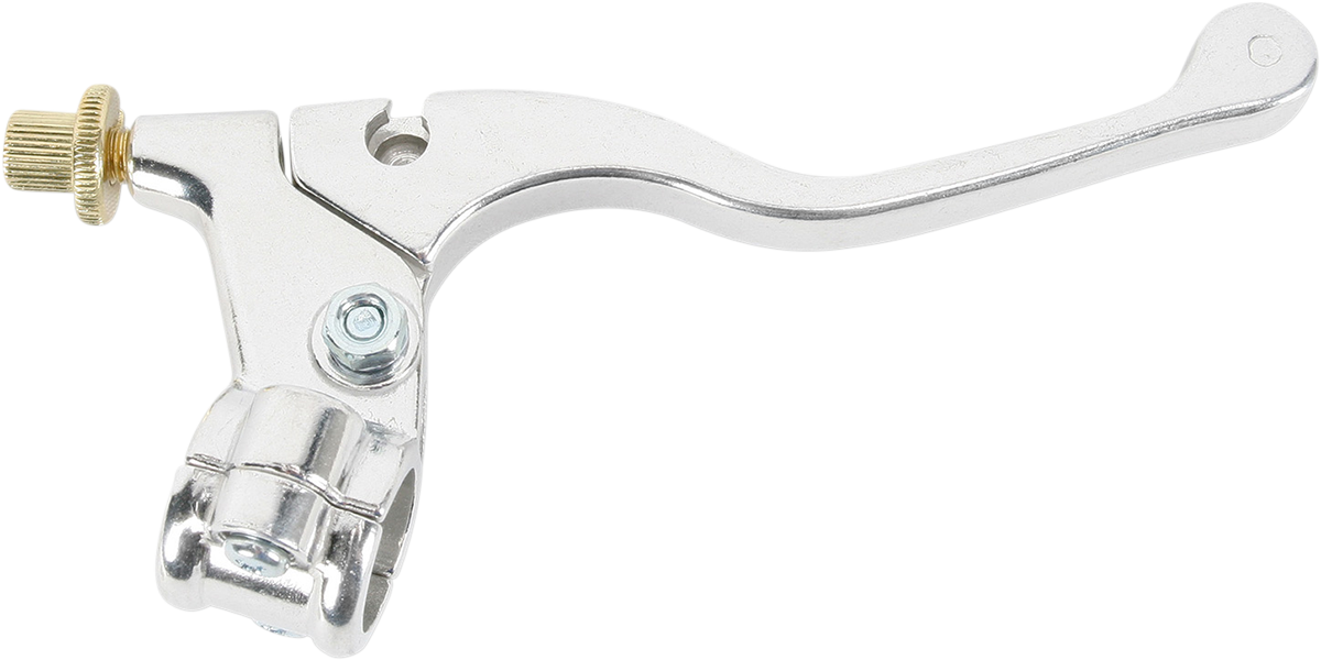 Parts Unlimited Lever Assembly - Left Hand - Shorty - Yamaha - Silver 43-4102l