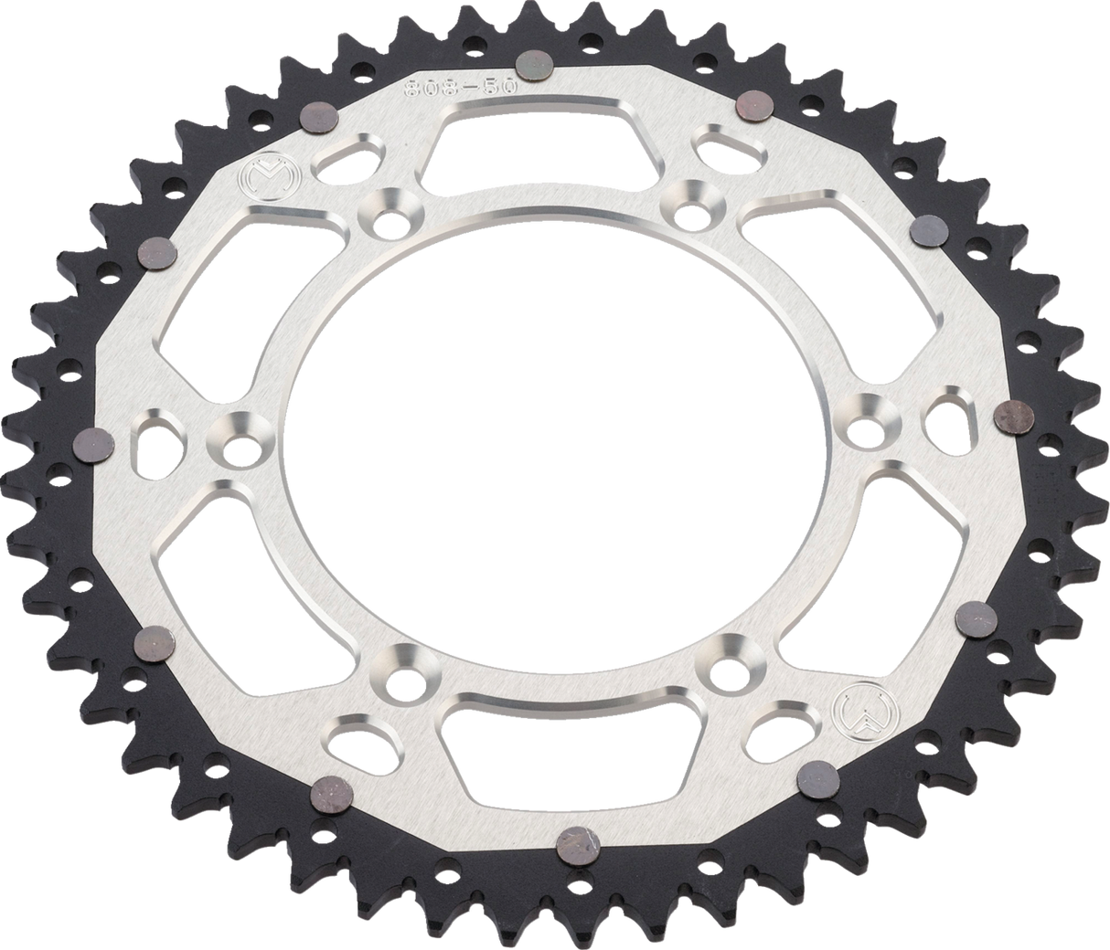 MOOSE RACING Dual Sprocket - Silver - 50 Tooth 1210-251-50-11X