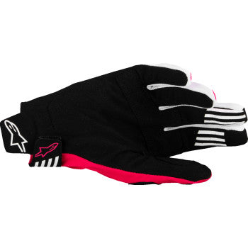 ALPINESTARS Techstar MX Gloves - Black/Fluo Pink - Large 3560125-1390-L