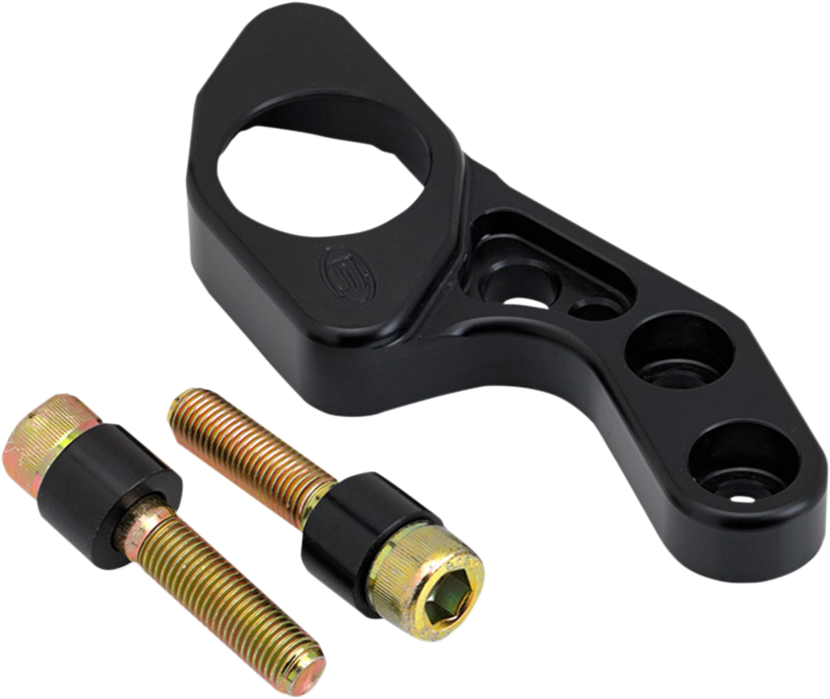 JOKER MACHINE Ignition Switch Relocation Bracket - Triumph - Right - Black 09-071B