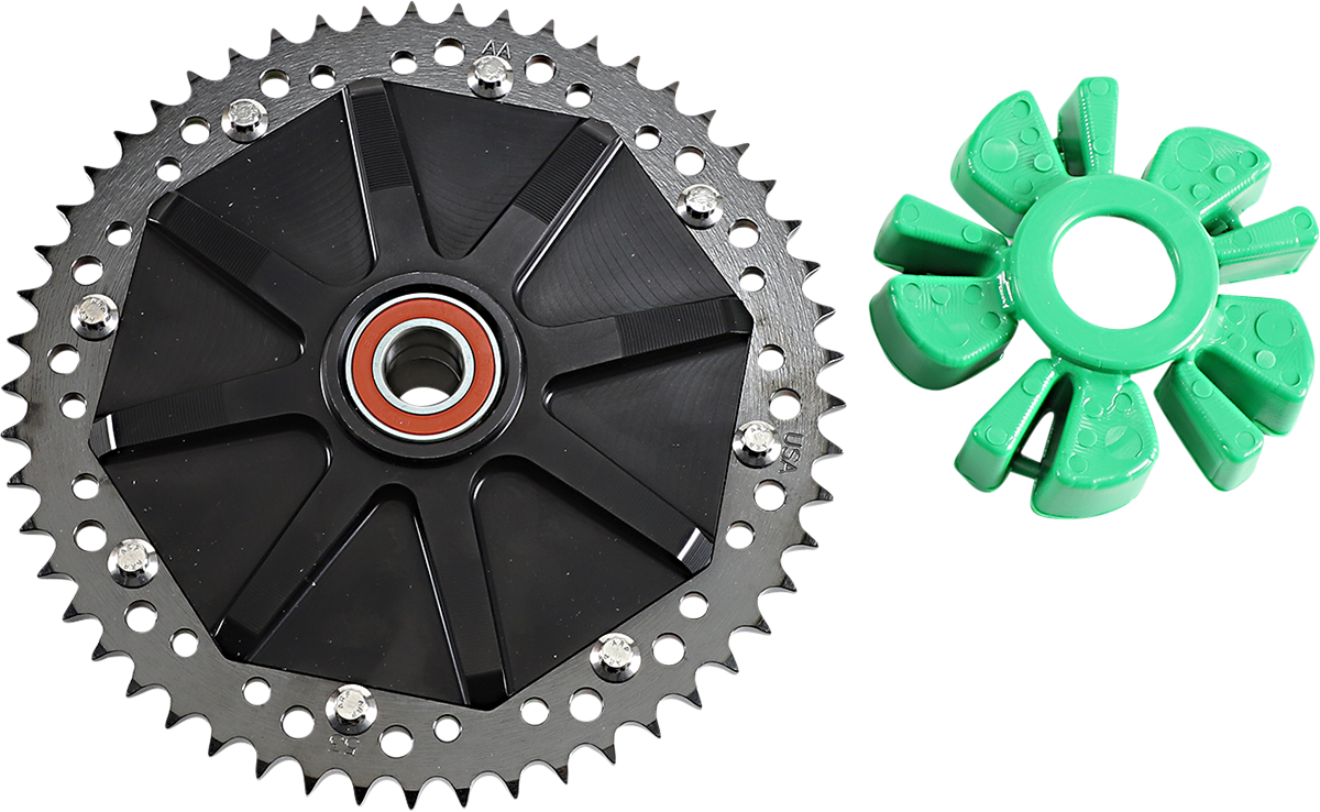 ALLOY ART Cush Drive Sprocket - Black - 53 Tooth G2CC53-11