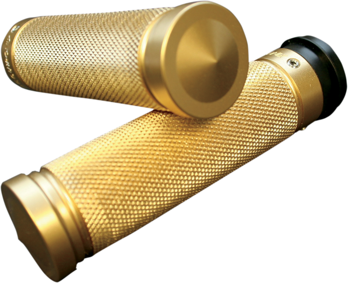 ACCUTRONIX Grips - Knurled - TBW - Brass GR101-K5