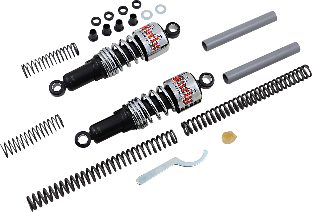 BURLY BRAND Suspension Kit - Slammer - Chrome - '04 - '15 XL B28-1001