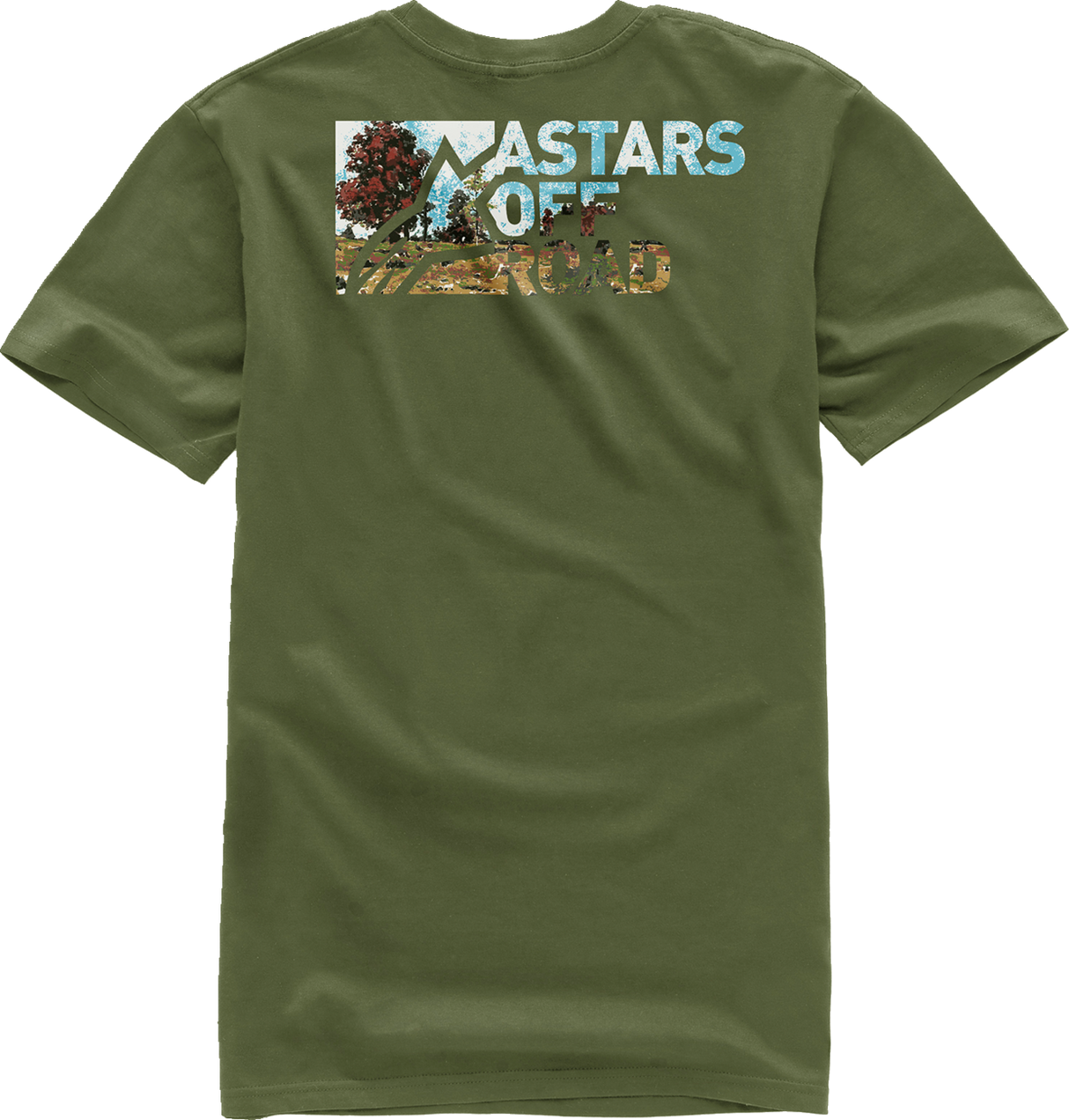 ALPINESTARS Painted T-Shirt - Military Green - Large 1232-72224-690L