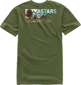 ALPINESTARS Painted T-Shirt - Military Green - Large 1232-72224-690L