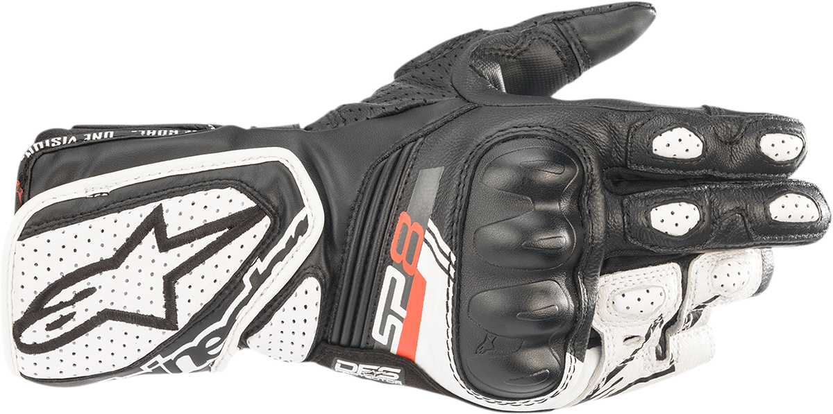 ALPINESTARS Women Stella SP-8 V3 Gloves - Black/White - XS 3518321-12-XS