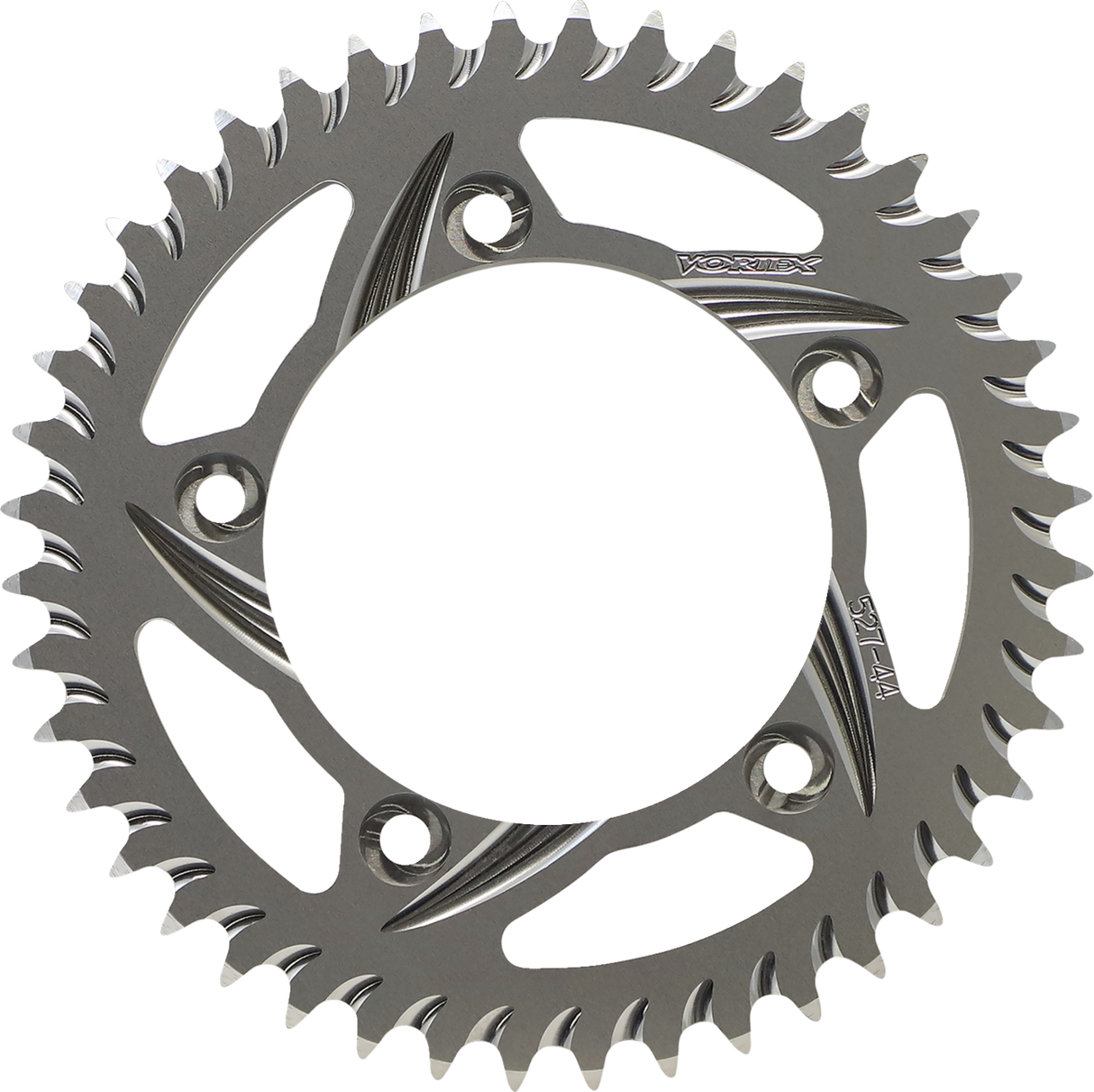 VORTEX Aluminum Sprocket - Silver - Rear - 44 Tooth 527-44