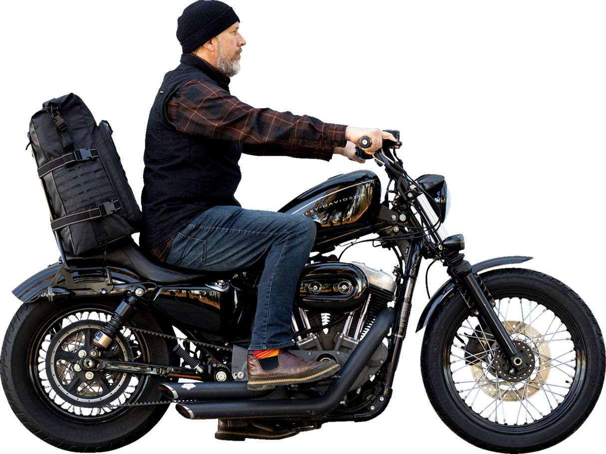 BILTWELL EXFIL-80 Motorcycle Bag - Gen 2 - Black 3014-01