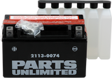 Parts Unlimited Agm Battery - Ytx7a-Bs .35 L Ctx7a-Bs