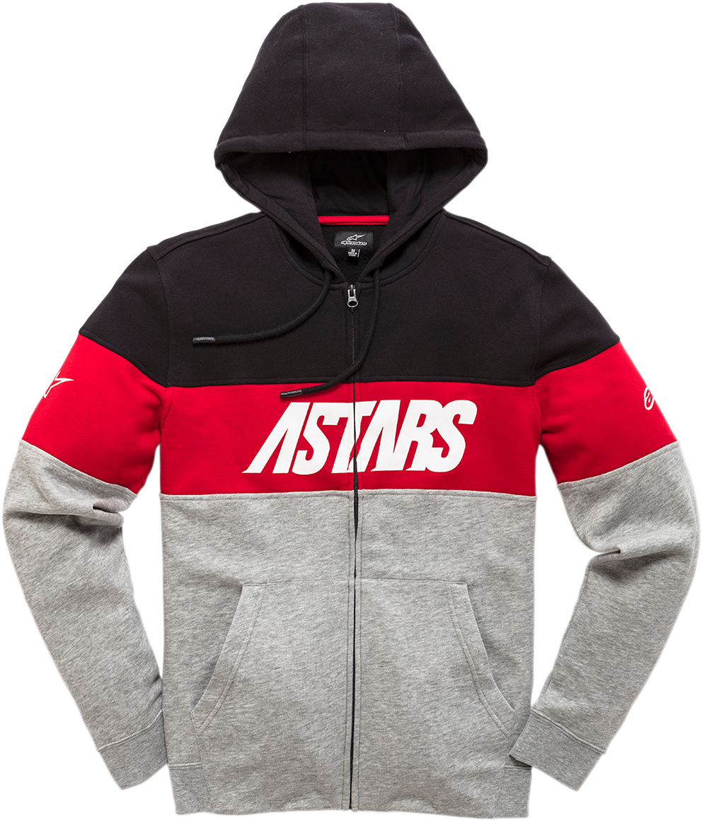 ALPINESTARS Grupo Zip Hoodie - Black/Heather Gray - XL 1210533001028XL