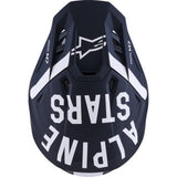 ALPINESTARS SM7 Helmet - Dasher - Matte Black/White - 2XL 8302226-1121-XXL