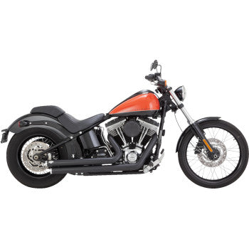 VANCE & HINES Big Shots Staggered Exhaust System - Matte Black 47959