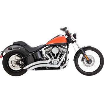 VANCE & HINES 2-into-2 Big Radius Exhaust System - Chrome 26079