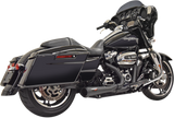 BASSANI XHAUST Short 2:1 Exhaust for FL - Black 1F42RB