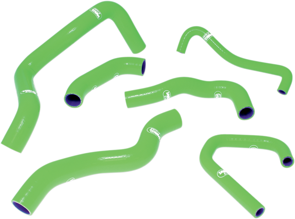 SAMCO SPORT Radiator Hose Kit - Green - Kawasaki KAW31-GN