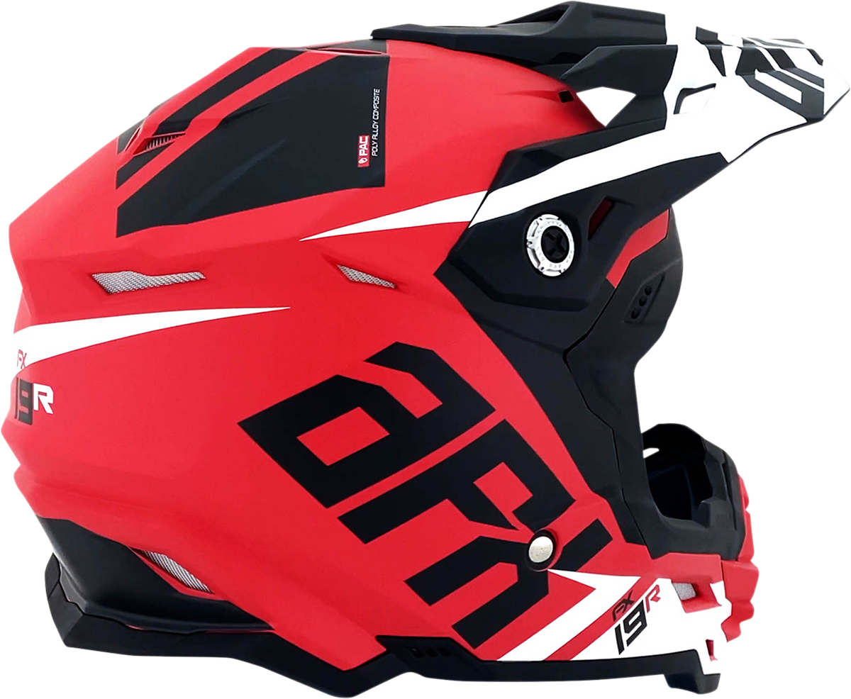 AFX FX-19R Helmet - Racing - Matte Red - Medium 0110-7064