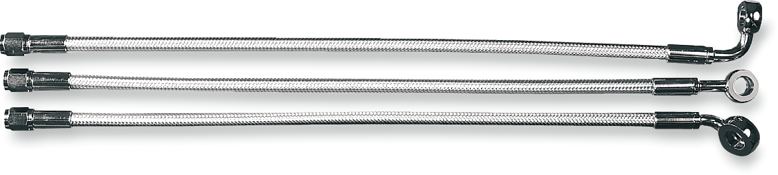 MAGNUM Brake Line - 10 mm/Straight - 25" - Sterling Chromite II 37625