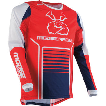 MOOSE RACING Agroid Jersey - Red/White/Blue - 2XL 2910-7504