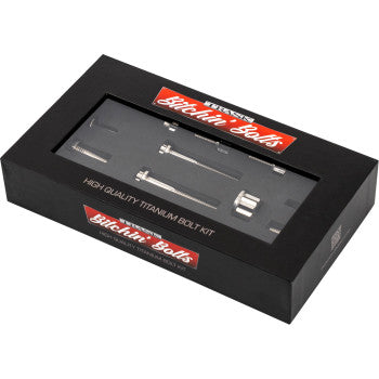 TRASK Bitchin' Bolts Hardware Kit - Titanium - M8 - Peg Mount TM-1050-F