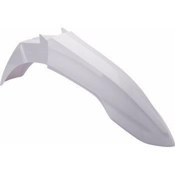 UFO Front Fender - White YZ 250 450F 2023-2024 YA04889#046