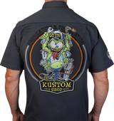 LETHAL THREAT Fabrication Monster Shop Shirt - Gray - Medium FE50220M