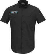 THROTTLE THREADS Drag Specialties Vented Shop Shirt - Black - Small DRG31ST26BKSM