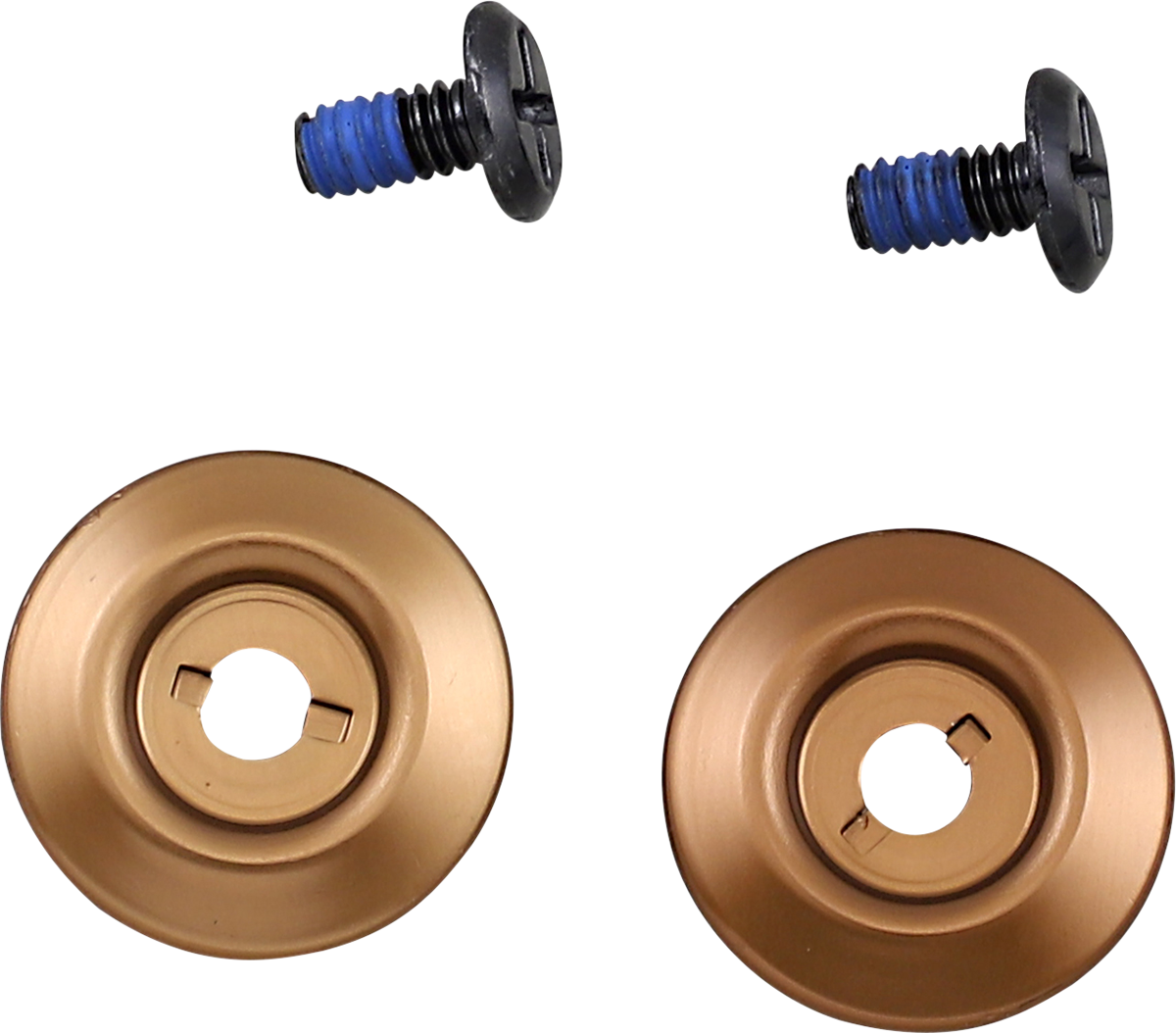 BILTWELL Gen 2 Hardware Kit - Black Screw - Bronze Baseplate 0034-150-63