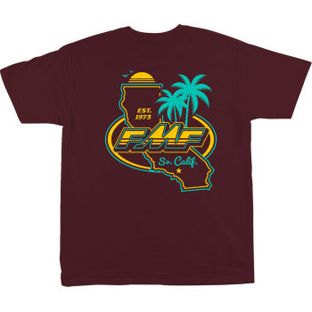 FMF Golden Stay T-Shirt - Maroon - Small SP24118904MRNSM