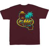 FMF Golden Stay T-Shirt - Maroon - XL SP24118904MRNXL