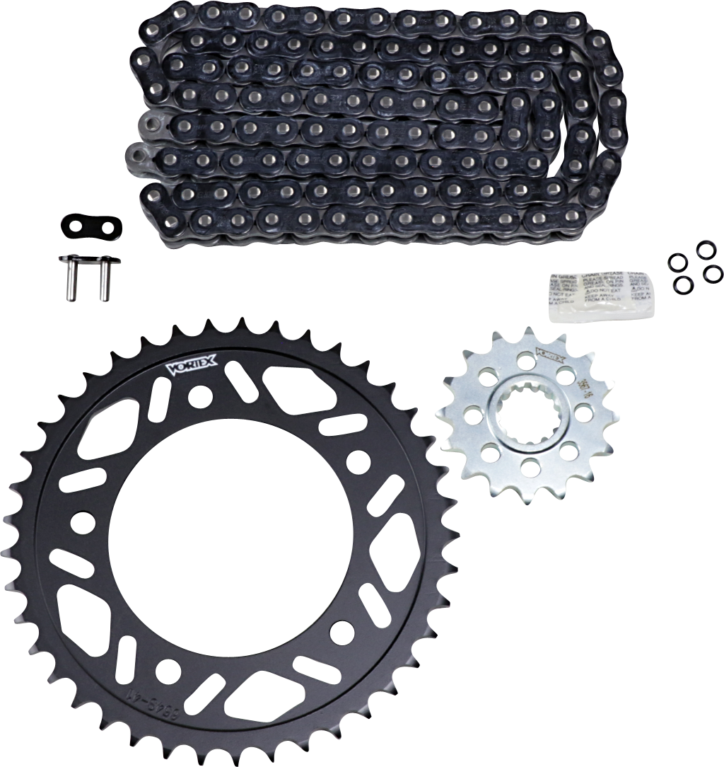 VORTEX Chain Kit - Black - Yamaha - YZF-R1 CK6378