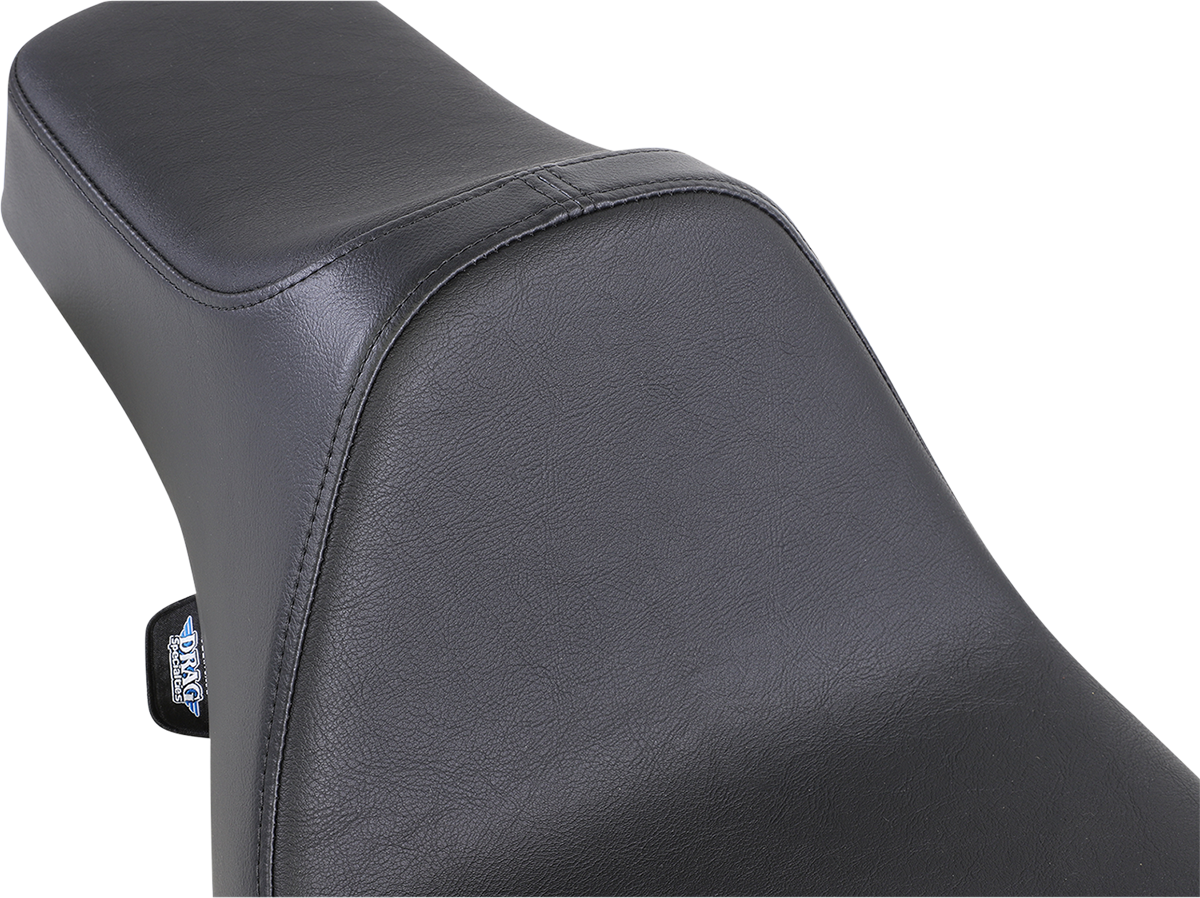 DRAG SPECIALTIES Extended Reach Predator III Seat - Smooth - Black NOT A 2-UP SEAT 8011368