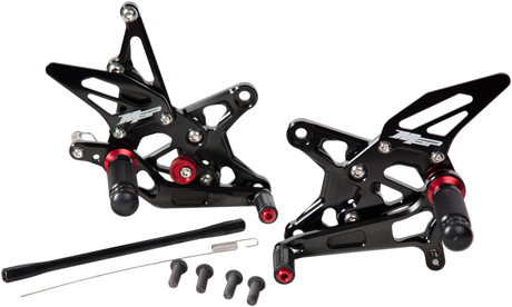 MGP MGP Rearset - Black - Kawasaki 50901-2500