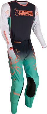 MOOSE RACING Agroid Pants - Teal/Black - 40 2901-10086