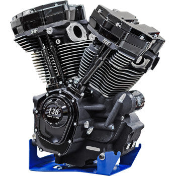 S&S CYCLE 2017-2023 MK136 Black Edition Engine - 550G Gear Drive - Oil Cooled - Race Only - M8 Touring 310-1289
