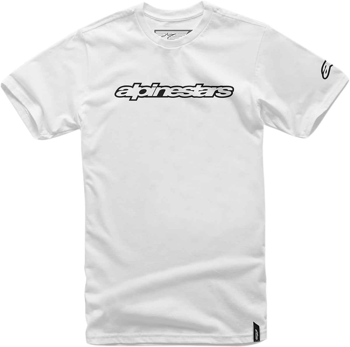 ALPINESTARS Wordmark T-Shirt - White/Black - Large 1036720152010L