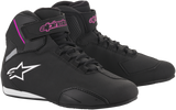 ALPINESTARS Women's Sektor Shoes - Black/Pink - US 6.5 251571910397