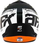 AFX FX-17 Helmet - Attack - Matte Black/Orange - Large 0110-7157