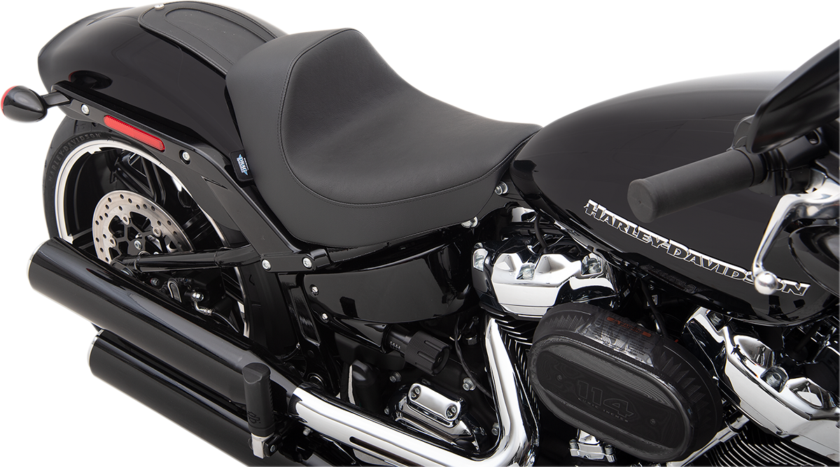 DRAG SPECIALTIES EZ-Solo Seat - Smooth - Vinyl - FXBR/S ACT EZ-ON MOUNT STYLE 0802-1270