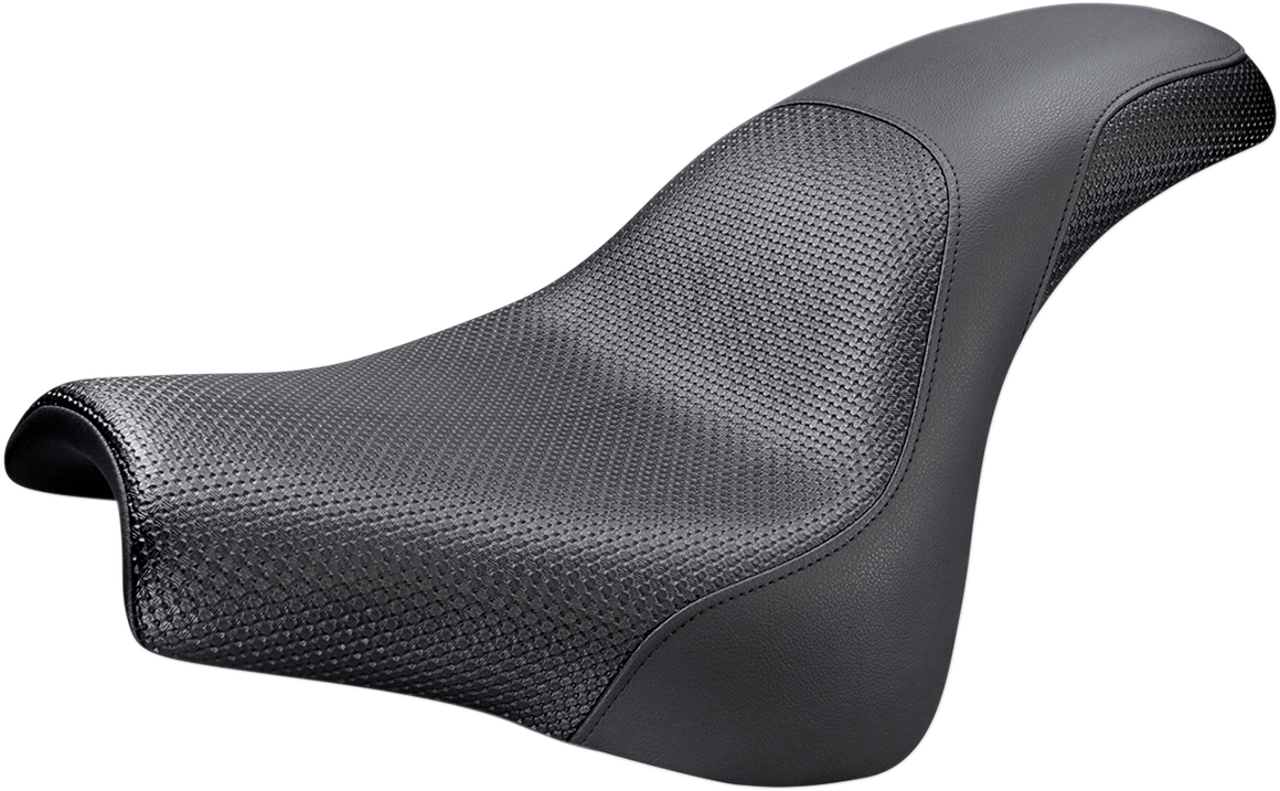 SADDLEMEN Profiler Basket-weave Seat - Black 818-28-147