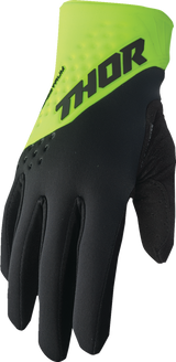 THOR Spectrum Cold Gloves - Acid/Black - Small 3330-7244