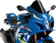 PUIG HI-TECH PARTS Race Windscreen - Black - GSX-R 3631N