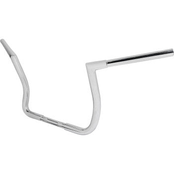 LA CHOPPERS Handlebar - Pre-Wired - Twin Peaks - 1-1/4" x 12" - Chrome   Glide 2023-2024   LA-7367-12W