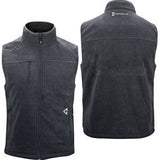 GERBING HEATED CLOTHING 7V Thermite Fleece Heated Vest 2.0 - Gray - Small GERTFVST7VMGS
