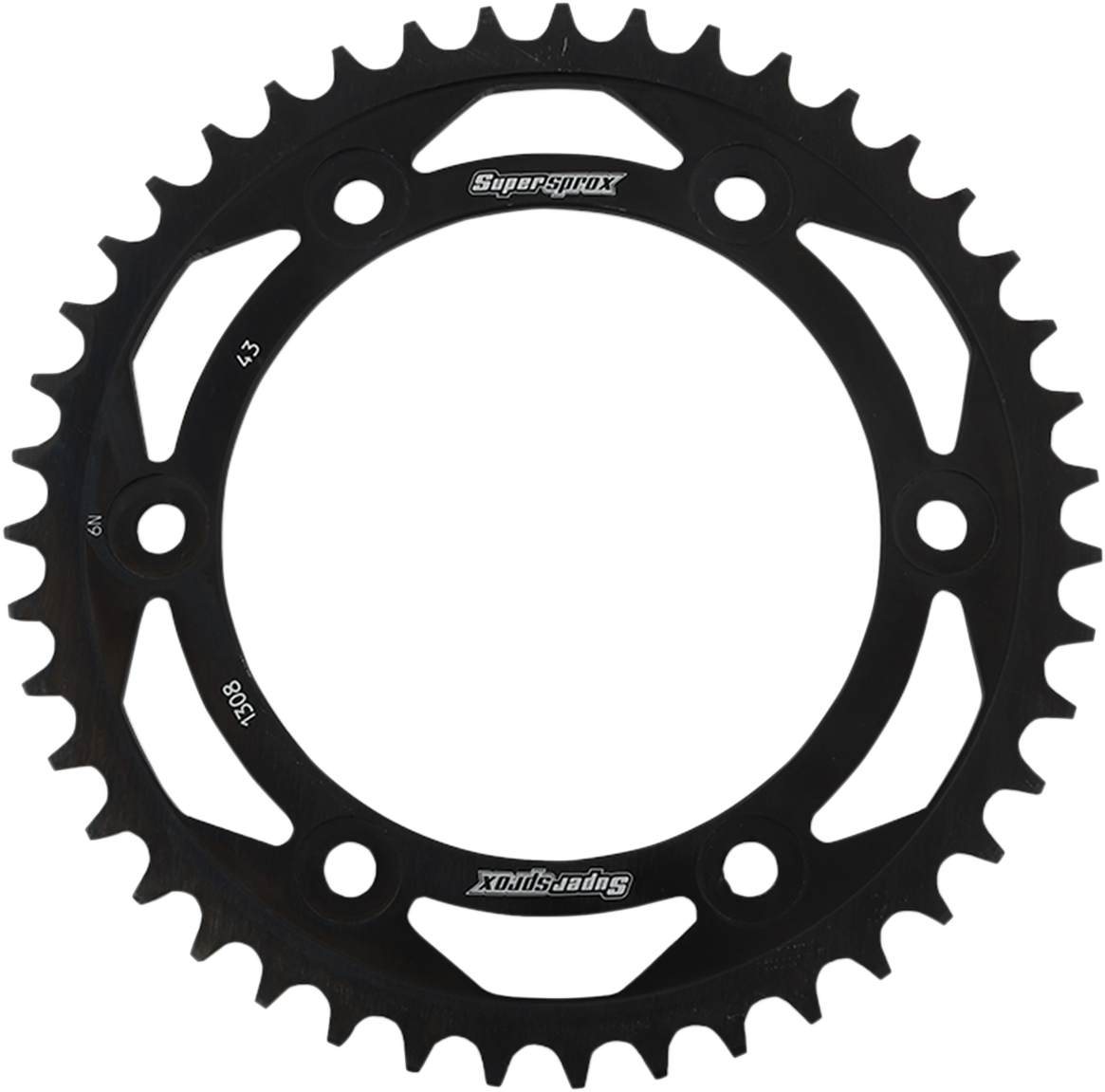 SUPERSPROX Rear Sprocket - 43 Tooth RFE-1308-43-BLK