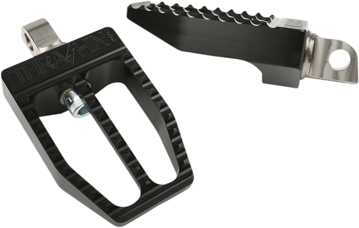 THRASHIN SUPPLY CO. Militant Footpegs - Black - Dyna TSC-2019-1-D